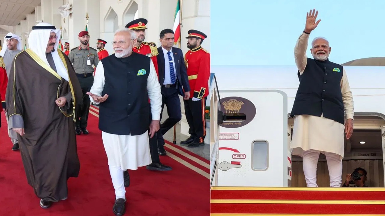 PM Modi Kuwait Visit: प्रधानमंत्री मोदी कुवैत की यात्रा संपन्न कर स्वदेश रवाना, इन मुद्दा पर हुआ समझौता