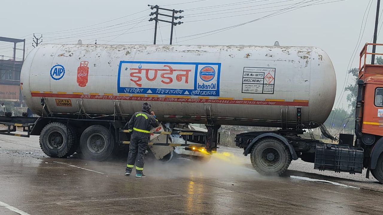 ेKanpur Sachendi Tanker Leakage 1