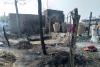 बहराइच : अज्ञात कारणों से लगी आग में सात मकान जले