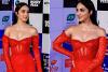 Kiara Advani Photos : रेड गाउन, कातिल अदाएं...कियारा आडवाणी ने गिराईं हुस्न की बिजलियां