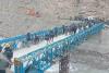 चमोली:  भारत-चीन सीमा पर स्थित डेढ़ माह पहले टूटा पुल फिर तैयार