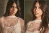 Suhana Khan Photos : लाइट शेड्स के हैवी सूट में सुहाना खान ने लूटी लाइमलाइट, सादगी पर फिदा हुए फैंस 