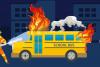 हल्द्वानी: सड़क किनारे खड़ी स्कूली वैन में लगी आग, मची अफरातफरी