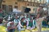 शाहजहांपुर: एमएसपी सहित विभिन्न मांगों को लेकर धरने पर बैठे किसान, पुलिस किसानों को मनाने में जुटी 