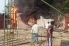 बहराइच: टेंट के गोदाम में लगी आग, 20 लाख से अधिक का नुकसान