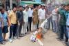 Kanpur: भाजपा कार्यकर्ताओं ने ओवैसी का फूंका पुतला; संसद में लगाए गए जय फिलिस्तीन के नारे की घोर निंदा की, बोले- सार्वजनिक रूप से मांगनी चाहिए माफी