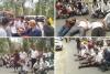 गोंडा: स्मार्टफोन न मिलने पर भड़के छात्र छात्राओं ने किया प्रदर्शन, धरना देकर जाम की सड़क  