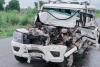 Kanpur Dehat Accident: एसडीएम को लेने जा रही बोलेरो में मारी टक्कर...वाहन के उड़े परखच्चे, चालक-होमगार्ड गंभीर