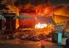 औरैया: आग लगने से चार दुकानें जलकर राख, लाखों का नुकसान
