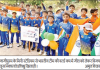 विश्वविजेता बनने पर राजाजीपुरम में खिलाड़ियों ने निकाला विजय जुलूस