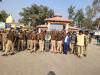 फ्लैग मार्च : इंडो-नेपाल सीमा क्षेत्र में पुलिस ने कराया सुरक्षा का एहसास