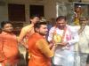 बांदा : हवन पूजन के साथ मनाया भगवान परशुराम प्रतिमा का स्थापना दिवस