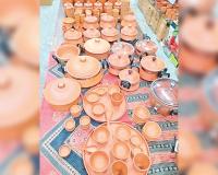 Kanpur: फ्रांस और जर्मनी को लुभाए माटी के कप और प्लेट, शहर के निर्यातकों को पहली बार मिला माटी के बर्तनों का ऑर्डर