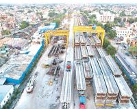 कानपुर मेट्रो परियोजना के निर्माण कार्य में आई तेजी; बारादेवी-नौबस्ता सेक्शन के प्री-कास्ट संरचनाओं की ढलाई हुई पूरी