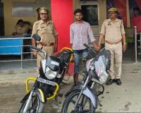 कासगंज : मोटर साइकिल चोरी करने वाले गिरोह का भंडाफोड़, एक आरोपी  गिरफ्तार