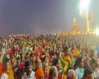 श्री गंगा दशहरा महोत्सव: 11,551 दीपों से जगमग हुआ मां बेल्हा देवी घाट, काशी से आये पुरोहितों ने की महाआरती