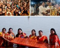Ganga Dussehra 2024: कानपुर में हर-हर गंगे के जयकारों से गूंजा गंगाघाट, श्रद्धालुओं ने सूर्य को अर्घ्य व पूजन कर किया दान-पुण्य 
