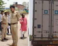 Unnao: हिन्दू संगठन ने पकड़ा प्रतिबंधित मांस से लदा स्लाटर हाउस का फ्रीजर कंटेनर, पुलिस पर मिलीभगत का आरोप