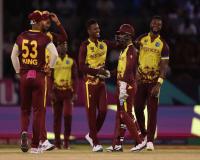 T20 World Cup 2024 : वेस्टइंडीज ने युगांडा को 134 रन से हराया, अकील हुसैन ने झटके पांच विकेट  