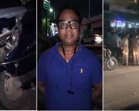भाजपा नेता की पुलिसकर्मियों से झड़प : 10 सिपाहियों पर लगाया मारपीट का आरोप