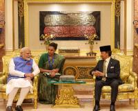 PM Modi Brunei Visit : 'एक दूसरे की भावनाओं का सम्मान करते हैं', PM मोदी ने ब्रुनेई में हसनल बोल्किया से की मुलाकात 