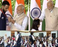 Paris Paralympics : प्रधानमंत्री मोदी ने पैरालंपिक पदक विजेताओं से की मुलाकात, 29 पदक जीतने के लिए दी बधाई   