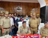 बहराइच: पुलिस ने अंतर्जनपदीय चोरों के गिरोह का किया खुलासा, चार शातिर चोर समेत सात गिरफ्तार 