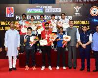 Badminton Tournament: उलटफेर कर गुजरात की अदिति बनी चैंपियन, पुरुष वर्ग में हरियाणा ने जीता खिताब