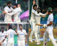 IND Vs BAN, 2nd Test : कानपुर टेस्ट में चला अश्व‍िन-जडेजा का जादू, बांग्लादेश 146 पर ऑलआउट...क्लीनस्वीप के लिए मिला 95 रन का लक्ष्य 