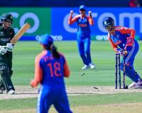 Women's T20 World Cup 2024 : अरुंधति रेड्डी की तूफानी गेंदबाजी, पाकिस्तान ने भारत को दिया 106 रन का टारगेट