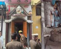 मुरादाबाद : प्राचीन मंदिर की मूर्तियां खंडित कर माहौल बिगाड़ने की कोशिश