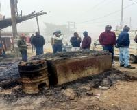 सुलतानपुर: अराजकतत्वों ने जला दी पूर्व प्रधान की दुकान, करीब एक लाख रुपये का नुकसान 