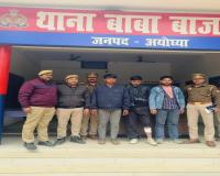 अयोध्या: पिस्टल छीन हिरासत से भाग रहा गो तस्कर पुलिस की गोली से घायल