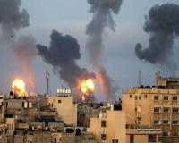 Israel Gaza War : गाजा पर इजरायल ने 72 घंटों में किए 94 हवाई हमले, 184 फिलिस्तीनियों की मौत