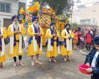 Barabanki News : गुरु गोविंद सिंह प्रकाशोत्सव पर निकला नगर कीर्तन जुलूस