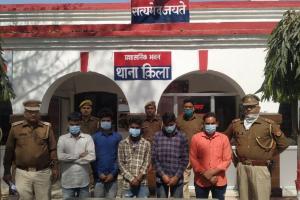 बरेली: किला पुलिस ने स्मैक के साथ पांच तस्करों को पकड़ा