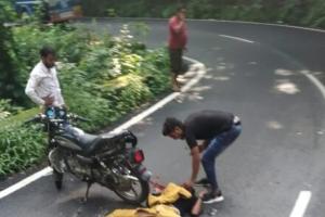 नैनीताल: टैंकर और बाइक की भिडंत, बाइक सवार युवक की मौत