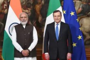 Modi in Italy: प्रधानमंत्री मोदी ने इटली के अपने समकक्ष मारियो ड्रैगी से मुलाकात की