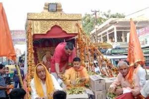 हल्द्वानी: राम नाम के उद्घोष के साथ श्रीहनुमान जयंती पर निकली भव्य शोभायात्रा, झांकियों ने मन मोहा