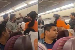 Mid-Air Brawl : बैंकॉक से कोलकाता जा रहे विमान में झड़प, Video Viral 