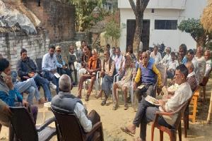 रायबरेली : कृषक गोष्ठी में किसानों को दी गई  सरकारी योजनाओं की जानकारी
