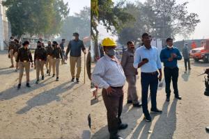 मेरठ: अमोनिया गैस खाली होने के बाद गिराई जाएगी पूर्व विधायक के शीतगृह की बिल्डिंग