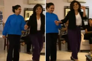 Neetu Singh के साथ 'Naatu Naatu' गाने पर Padmini Kolhapure ने किया डांस, देखिए VIDEO 