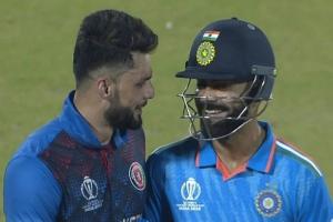 IND vs AFG : 'किंग कोहली' ने नवीन उल हक को लगाया गले, अफगानी क्रिकेटर बोले- मैदान के बाहर कोई विवाद नहीं था