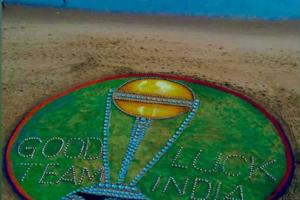  ICC World Cup 2023: समुद्र किनारे बनाई 56 फीट की विश्व कप ट्रॉफी, सुदर्शन पटनायक ने दी शुभकामनाएं