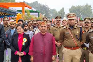 Republic Day 2024: Unnao में धूमधाम से मनाया गया 75 वां गणतंत्र दिवस, पुलिस लाइन में जवानों ने दिखाया प्रदर्शन