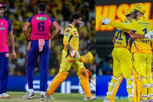 IPL 2024: CSK ने RR को पांच विकेट से हराया, कप्तान गायकवाड़ 42 रन बनाकर नाबाद रहे