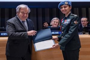 मेजर राधिका सेन सच्ची नेता और आदर्श हैं, उनकी सेवा UN के लिए एक योगदान : एंटोनियो गुटेरेस