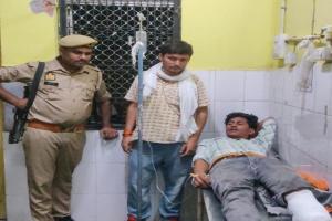 पुलिस मुठभेड़ : कलेक्शन एजेन्ट से लूट करने वाले बदमाश के पैर में लगी गोली