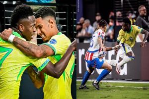 Copa América : ब्राजील ने कोपा अमेरिका कप ग्रुप डी के फुटबॉल मैच में पराग्वे को 4-1 से हराया, विनिसियस जूनियर ने दागे दो गोल